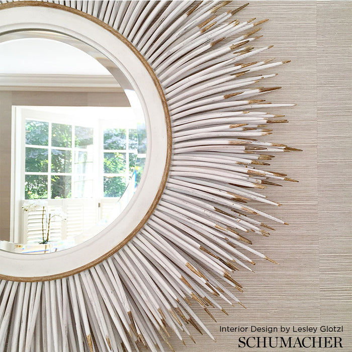 Schumacher Ayame Sisal Natural Wallpaper Sample 5002907