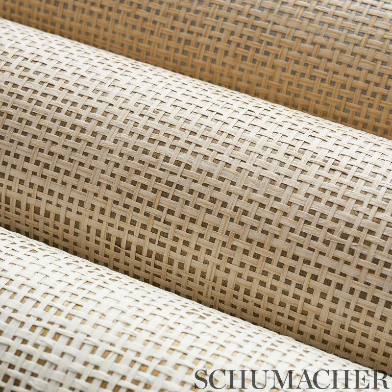 Schumacher Mitsu Weave Platinum Wallpaper 5003053