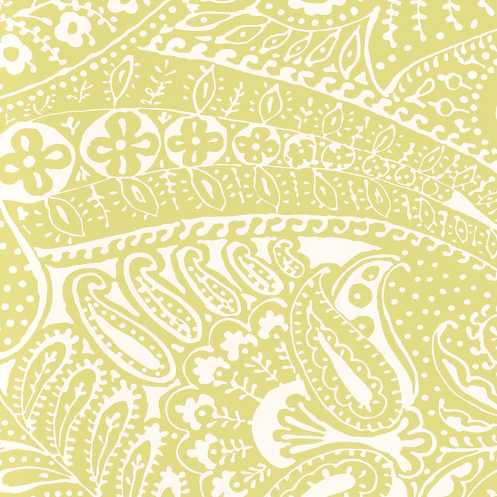 Schumacher Paisley Print Spring Wallpaper Sample 5003193