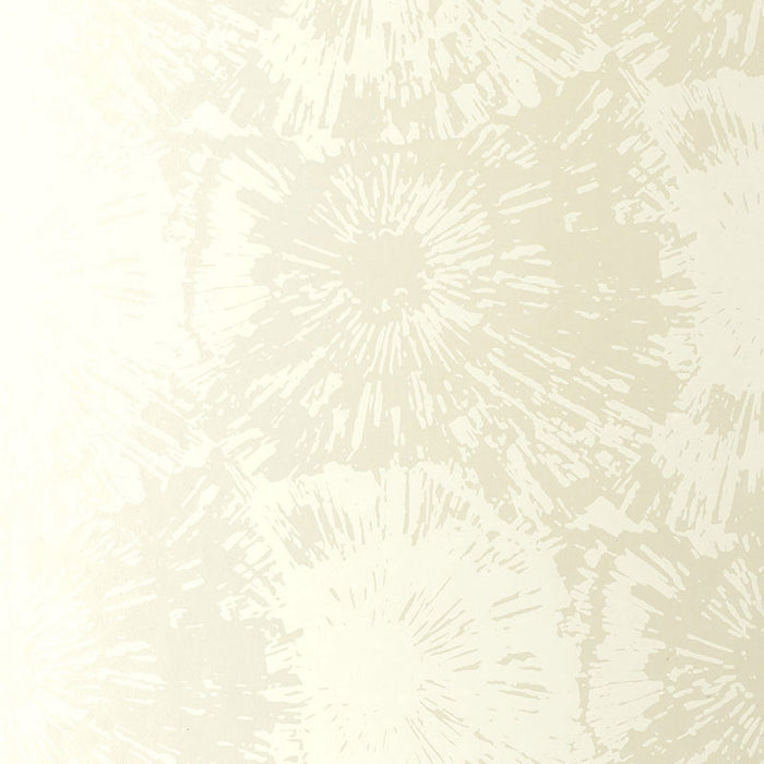 Schumacher Fireworks White Opal Wallpaper Sample 5003311