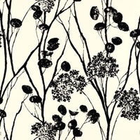 Schumacher Moonpennies Black & Ivory Wallpaper 5003333