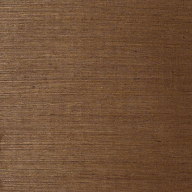 Schumacher Linyi Ground Chestnut Wallpaper Sample 5003594