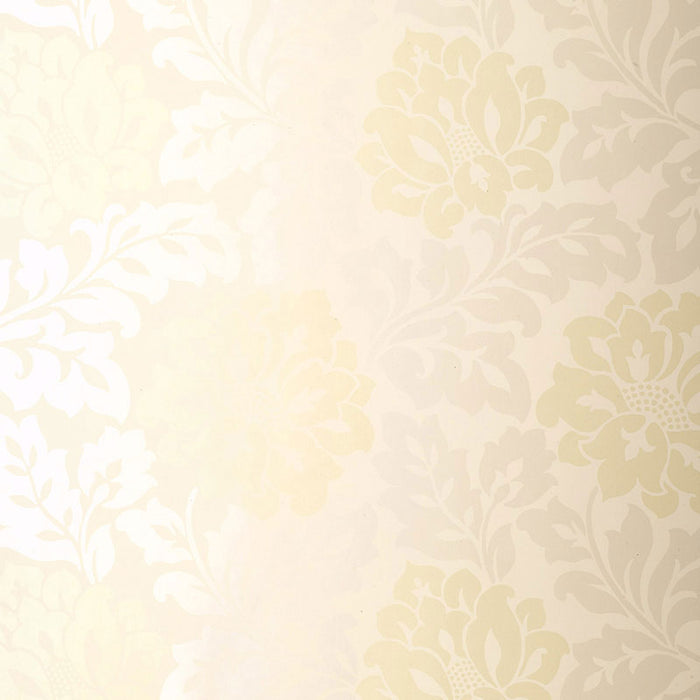 Schumacher Saraceno Damask Citrine Wallpaper Sample 5003630