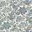 Schumacher Corsini Paisley Porcelain Wallpaper Sample 5004072