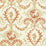 Schumacher Jester Arabesque Terra Cotta Wallpaper Sample 5004111