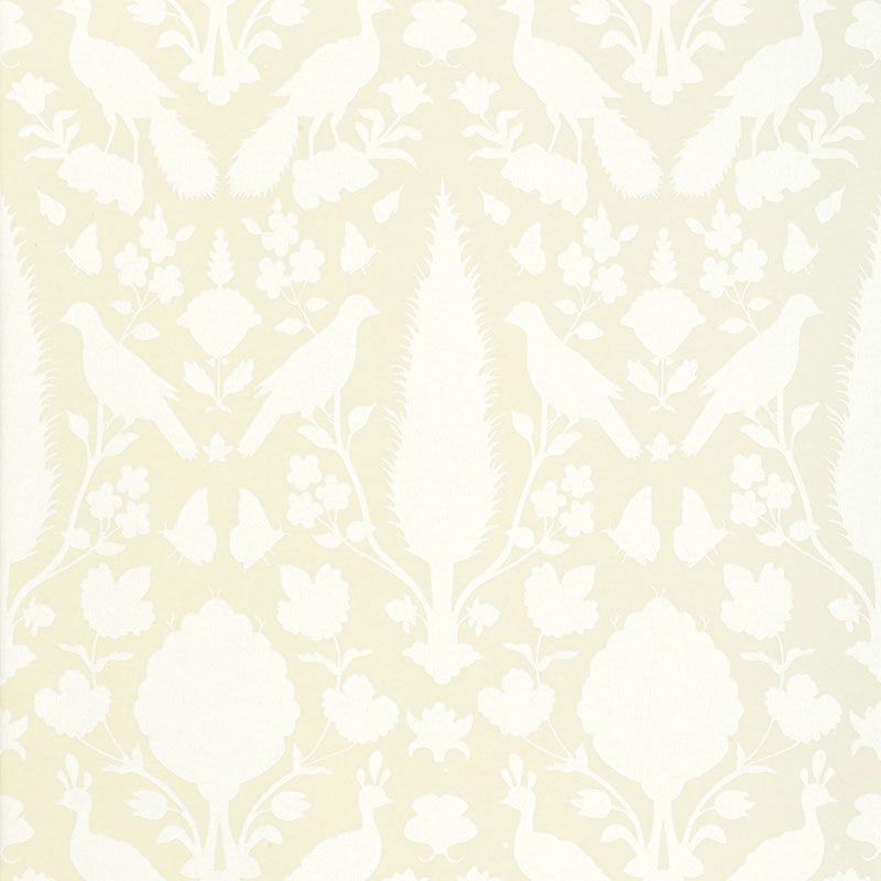 Schumacher Chenonceau Bisque Wallpaper 5004124