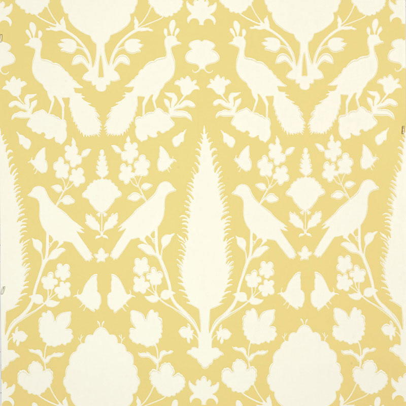 Schumacher Chenonceau Buttercup Wallpaper 5004126