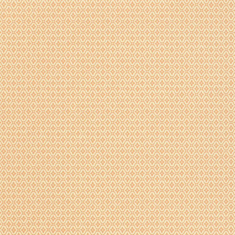 Schumacher Prescott Diamond Terra Cotta Wallpaper Sample 5004155