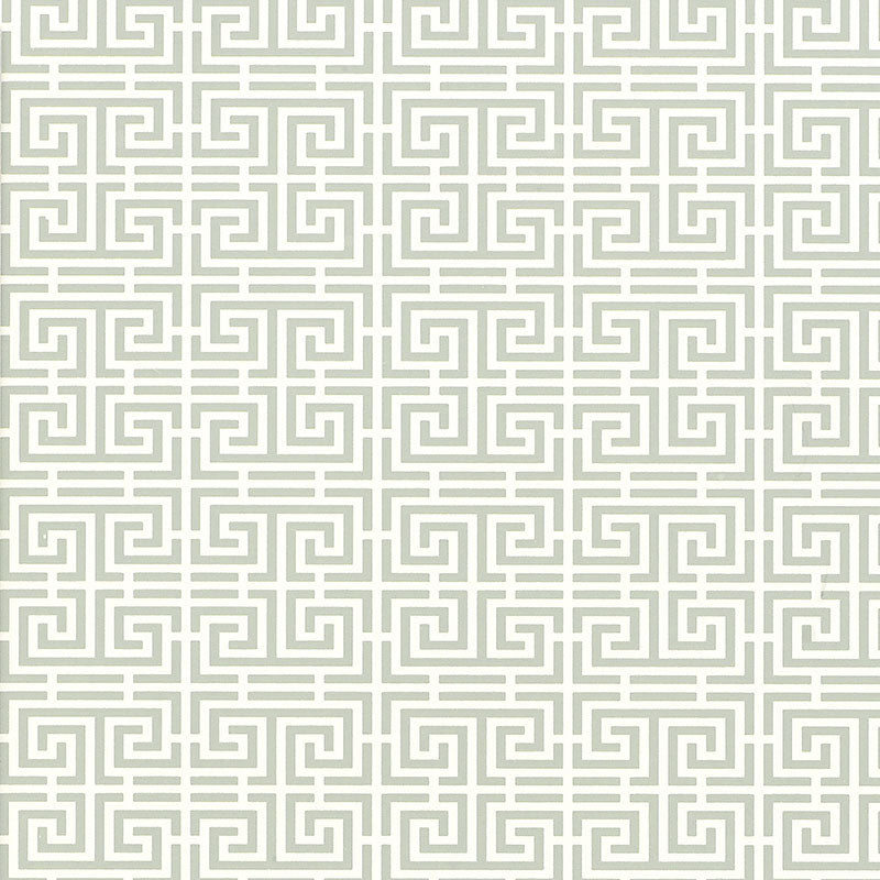 Schumacher Chinois Fret Mineral Wallpaper 5004161