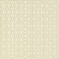 Schumacher Chinois Fret Pewter Wallpaper 5004162