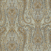 Schumacher Isabella Paisley Mineral Wallpaper 5004180