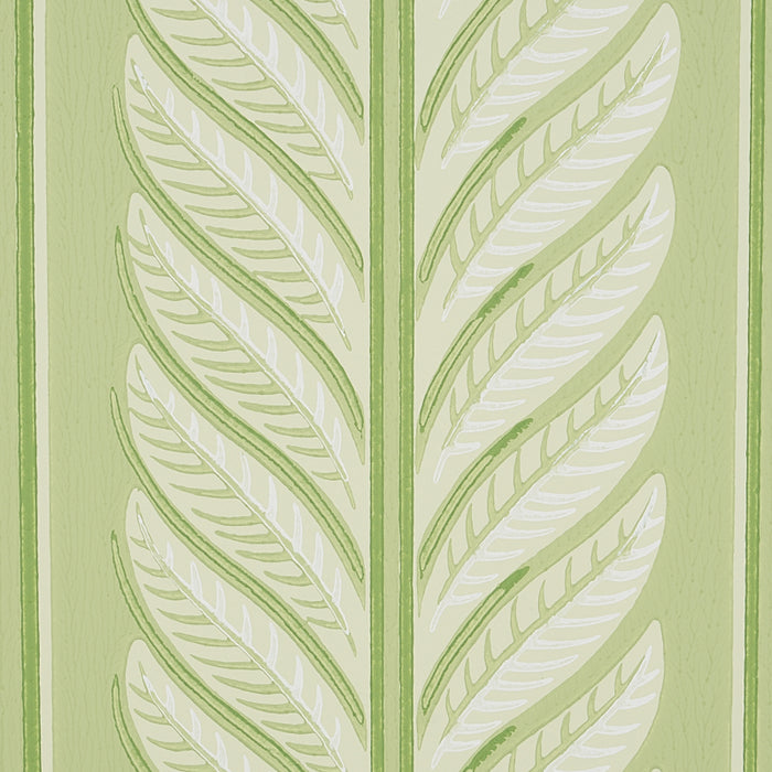 Schumacher Hydrangea Drape Green Wallpaper Sample 5004456