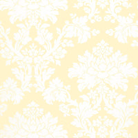Schumacher Tierni Damask Buttercup Wallpaper 5004461