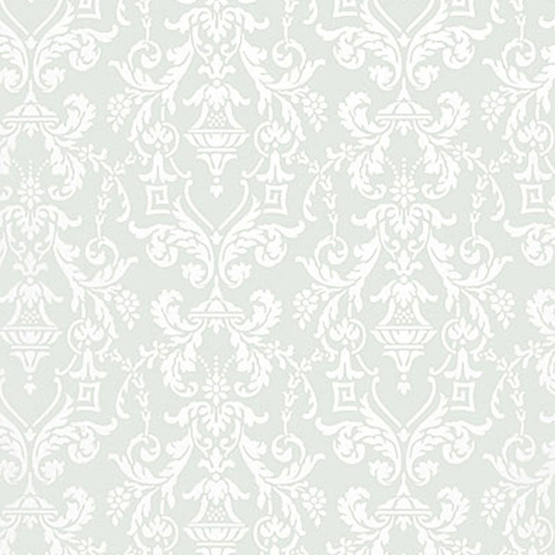 Schumacher Lido Damask Haze Wallpaper Sample 5004482