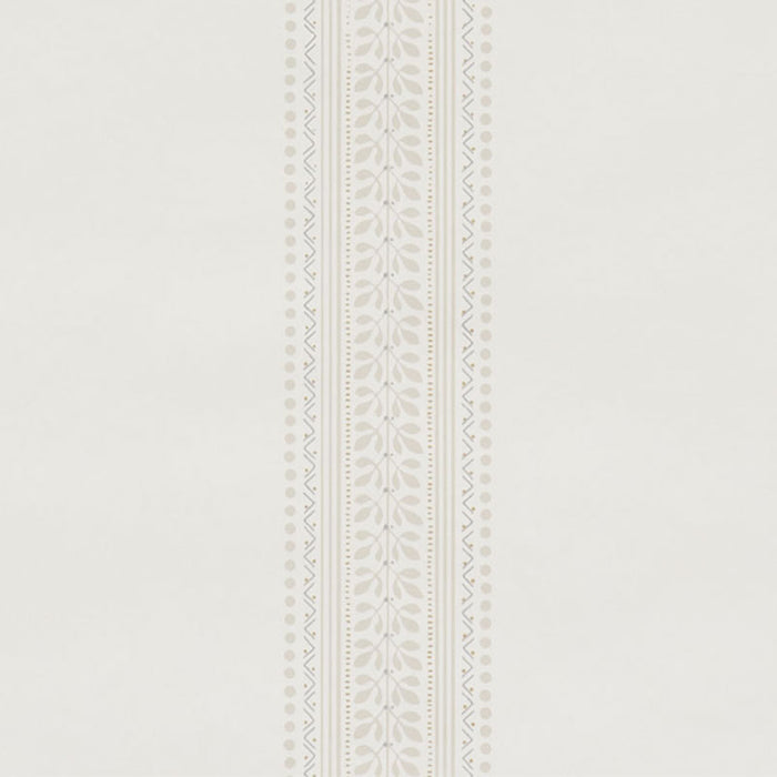 Schumacher Lorraine Stripe Linen Wallpaper Sample 5004585