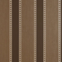 Schumacher Lansdowne Strie Stripe Truffle Wallpaper 5004623