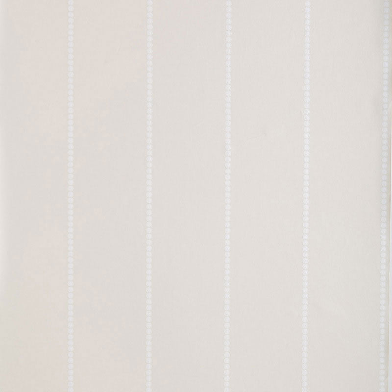 Schumacher Gabrielle Stripe Limestone Wallpaper Sample 5004670