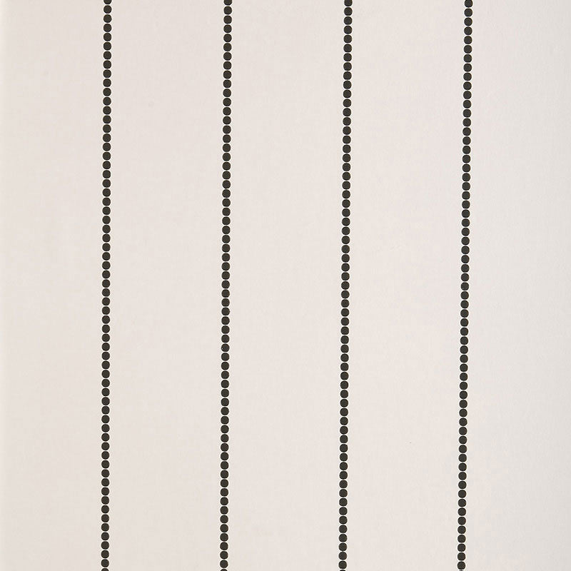 Schumacher Gabrielle Stripe Graphite Wallpaper Sample 5004672