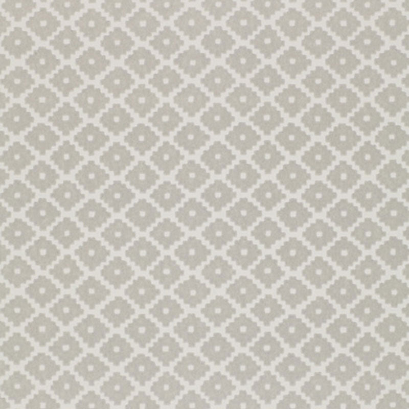 Schumacher Ziggurat Silver Wallpaper Sample 5004742