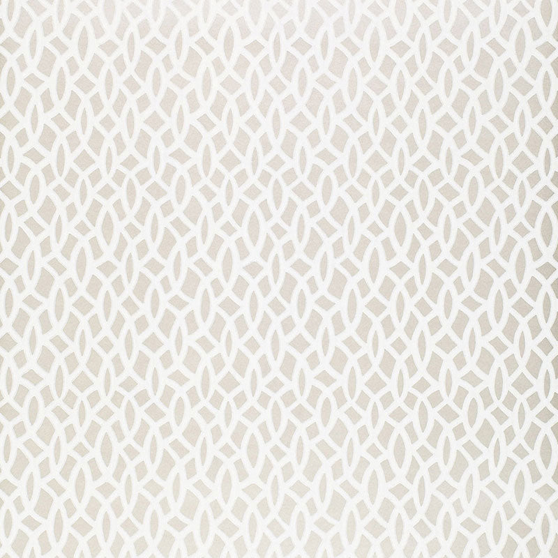 Schumacher Chain Link Silver Wallpaper Sample 5004751