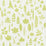 Schumacher Leaves Chartreuse Wallpaper Sample 5005021
