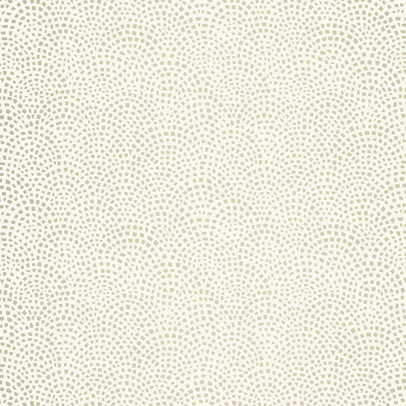 Schumacher Mosaic Silver Wallpaper Sample 5005040