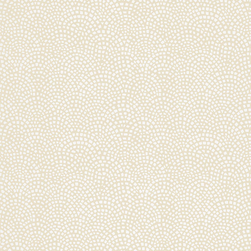 Schumacher Mosaic Bone Wallpaper Sample 5005041