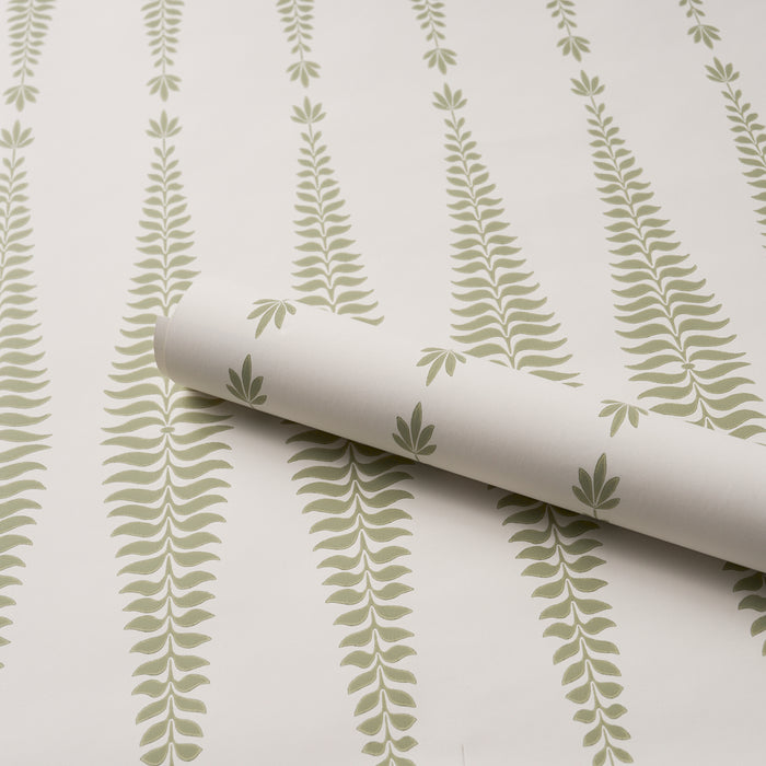 Schumacher Fern Tree Sage Wallpaper 5005076