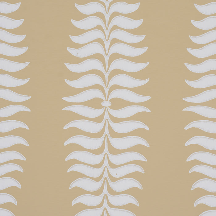 Schumacher Fern Tree Ochre Wallpaper Sample 5005078