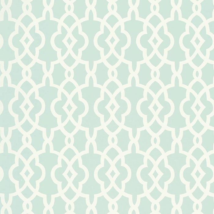 Schumacher Summer Palace Fret Mineral Wallpaper Sample 5005143