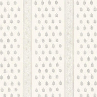 Schumacher Katsura Stripe Oyster Wallpaper 5005200