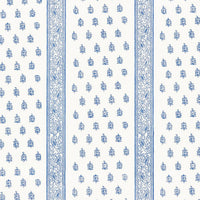 Schumacher Katsura Stripe Delft Wallpaper 5005201
