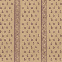 Schumacher Katsura Stripe Aubergine Wallpaper 5005203