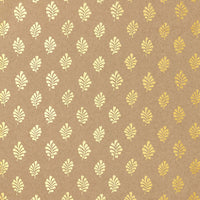 Schumacher Bakara Leaf Gilt Wallpaper 5005233