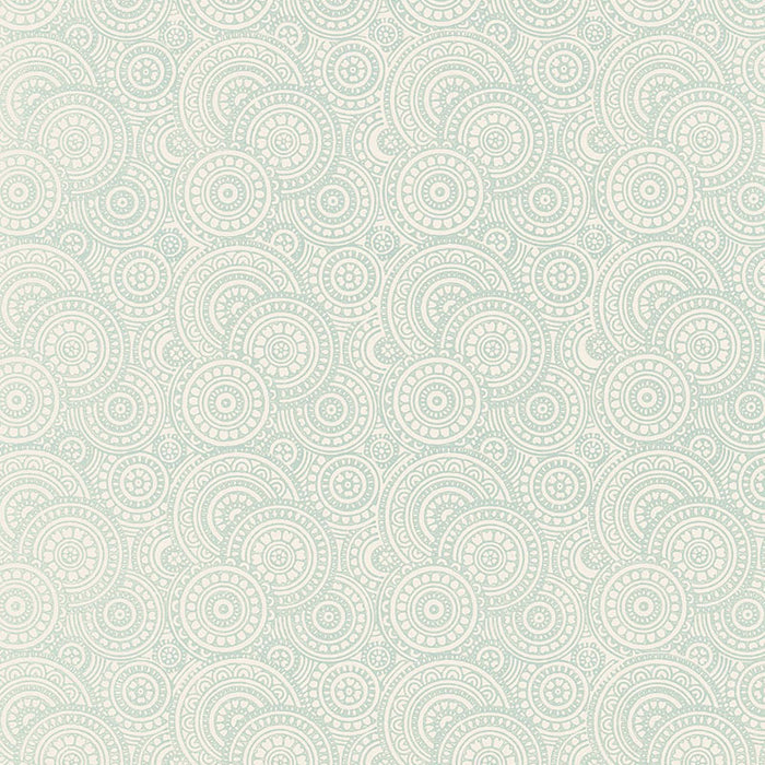 Schumacher Sadari Water Blue Wallpaper Sample 5005242