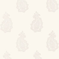 Schumacher Madras Paisley Oyster Wallpaper 5005300