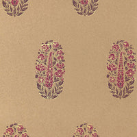 Schumacher Askandra Flower Aubergine & Cerise Wallpaper 5005313