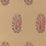 Schumacher Askandra Flower Aubergine & Cerise Wallpaper Sample 5005313
