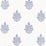 Schumacher Asara Flower Delft Wallpaper Sample 5005321
