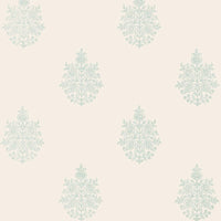 Schumacher Asara Flower Water Blue Wallpaper 5005322