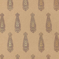 Schumacher Katara Paisley Aubergine & Gilt Wallpaper 5005333