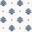Schumacher Mayla Damask Navy Wallpaper Sample 5005351