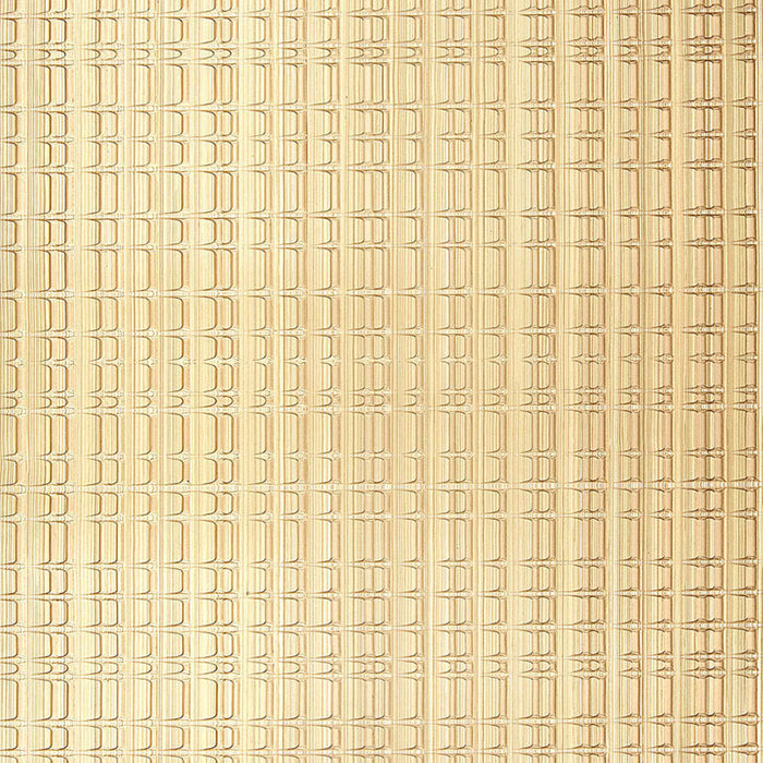 Schumacher Urban Stripe Champagne Wallpaper Sample 5005640