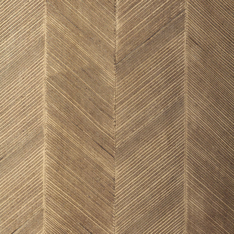 Schumacher Chevron Texture Sable Wallpaper 5005652