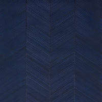 Schumacher Chevron Texture Midnight Blue Wallpaper 5005654
