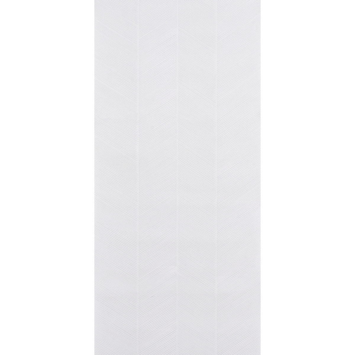 Schumacher Chevron Texture White Wallpaper Sample 5005656
