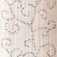 Schumacher Raindrop Scroll Amethyst Wallpaper 5005700