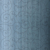 Schumacher Beaded Scroll Peacock Wallpaper 5005722