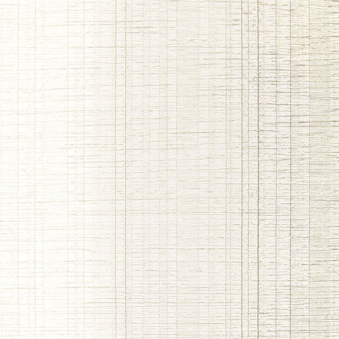 Schumacher Origami Stripe Pearl Wallpaper Sample 5005730
