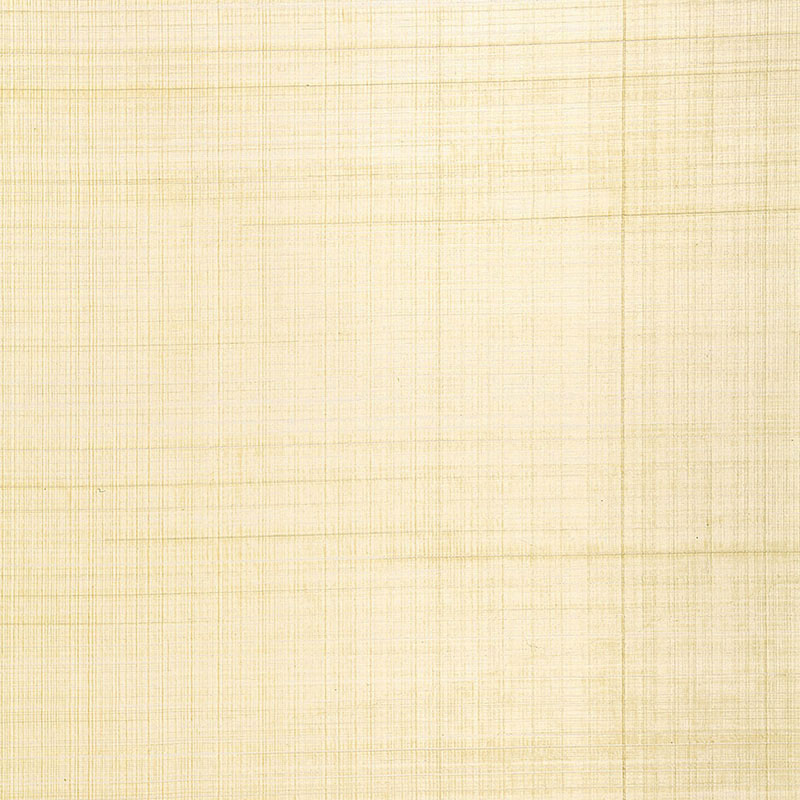 Schumacher Brushed Plaid White Gold Wallpaper Sample 5005780